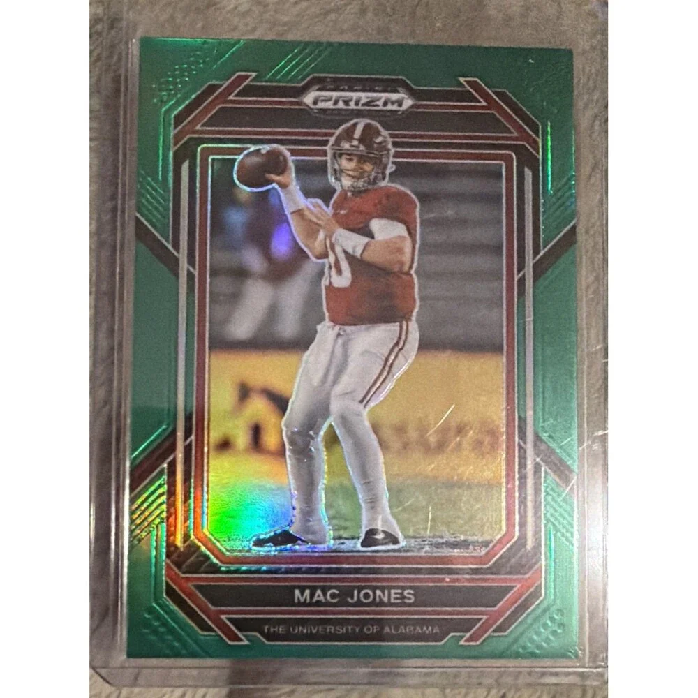 2023 Panini Prizm Draft Picks - Mac Jones #70 Green Prizm